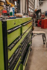 big green tool box